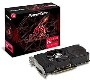 PowerColor AXRX 550 4GBD5-DHA AMD Radeon Red Dragon RX 550 Graphic Cards