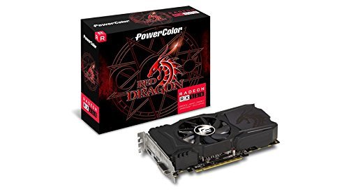 PowerColor AXRX 550 4GBD5-DHA AMD Radeon Red Dragon RX 550 Graphic Cards